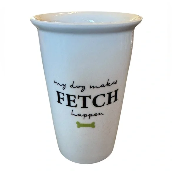 My Dog Makes Fetch Happen White Ceramic Coffee Mug - Picture 6 of 6